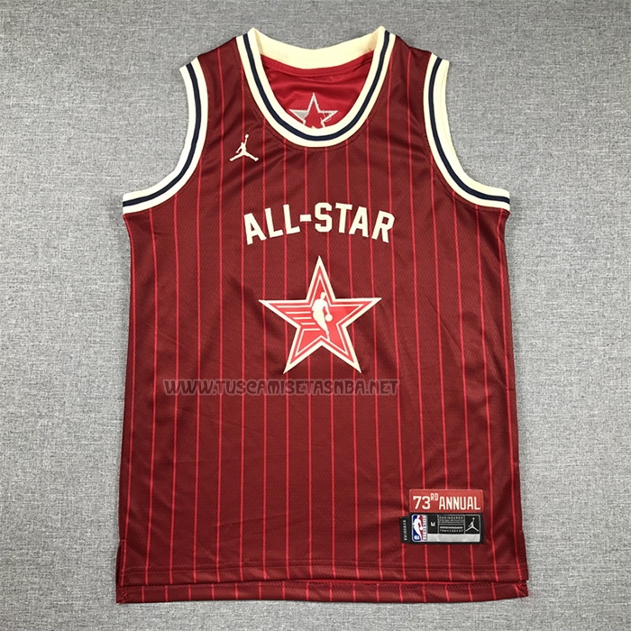 Camiseta Stephen Curry NO 30 Nino Golden State Warriors All Star 2024 Rojo